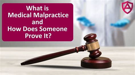 What Is Medical Malpractice And How Does Someone Prove It Youtube