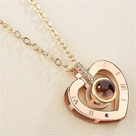 Personalised Projection Photo Jewellery Heart Compass By CustomCharm