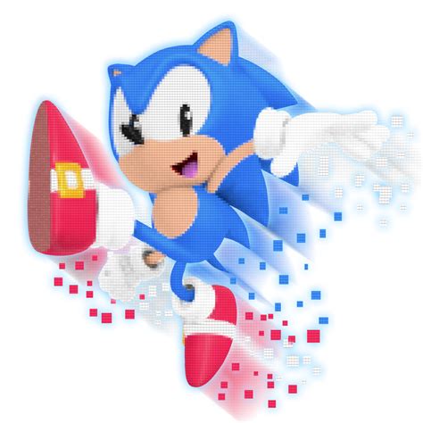 Pixel Sonic by Nibroc-Rock on DeviantArt