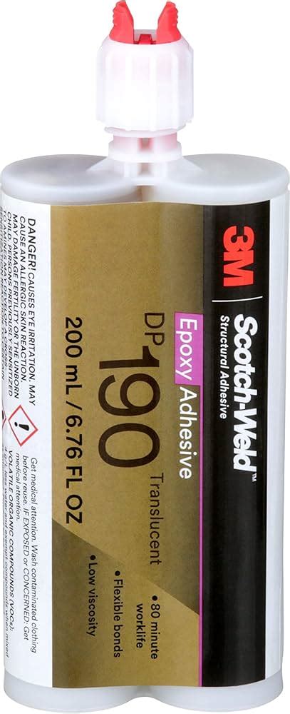 3M Scotch Weld DP190 Epoxy Adhesive Gray 200 ML Duo Pak