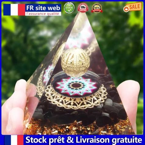 ORGONITE PYRAMIDE FLEUR De Vie Gu Rison Cristal Art G N Rateur D