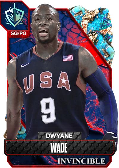 Nba K Kdb Custom Card Invincible Wade