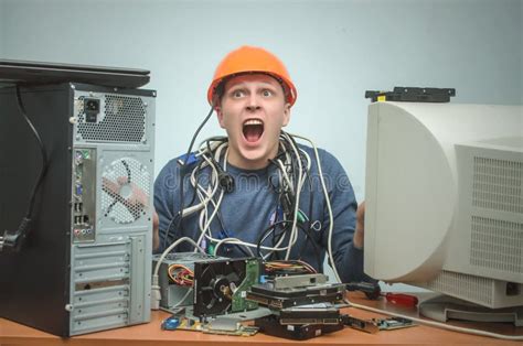 Computer Repairman Computer Technician Engineer Support Service