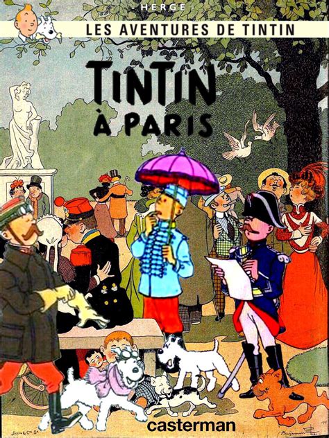 Les Aventures de Tintin Album Imaginaire Tintin à Paris Comic Book