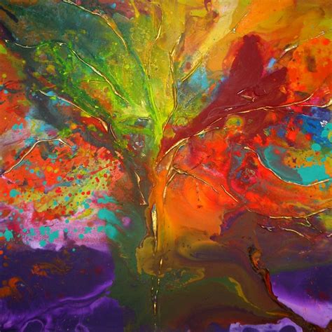 Spiritual Tree Painting by Caroline Ashwood | Artfinder