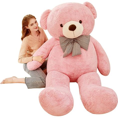 Ikasa Giant Teddy Bear Stuffed Animal Plush Toylarge Jumbo 70 Pink