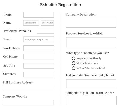 7 Commonly Used Event Registration Forms And Templates Regpack