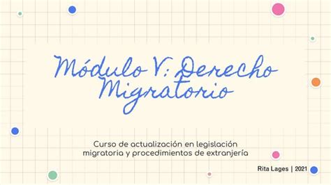 Derecho Migratorio Pdf