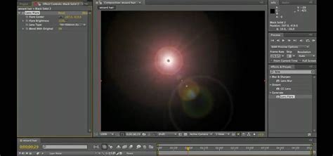 How To Create And Use Lens Flares In Adobe After Effects Cs5 After