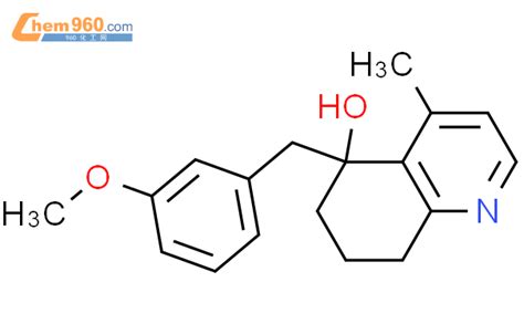 101068 62 6 5 Quinolinol 5 6 7 8 Tetrahydro 5 3 Methoxyphenyl Methyl