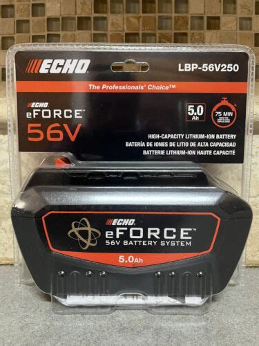 Echo Eforce V High Capacity Ah Lithium Ion Battery Lbp V