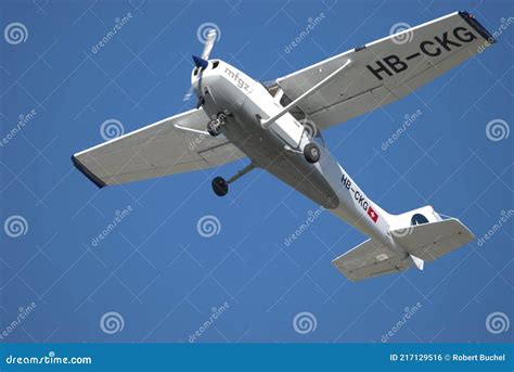 Cessna 172 Airplane At The Airport Altenrhein In Switzerland 2342021