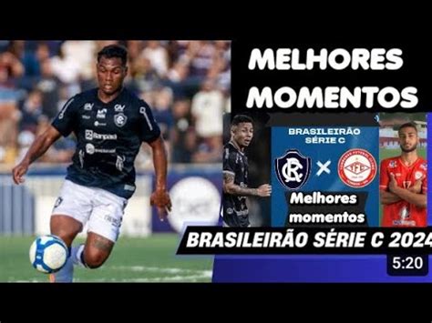 REMO X TOMBENSE MELHORES MOMENTOS GOLS SERIE C 2024 Remo Remotv