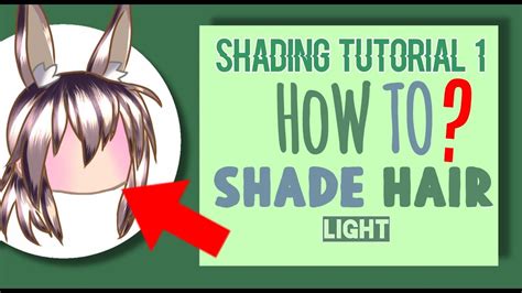 How To Shade Light Hair Ibispaint X Gacha Shading Tutorial 1 Youtube