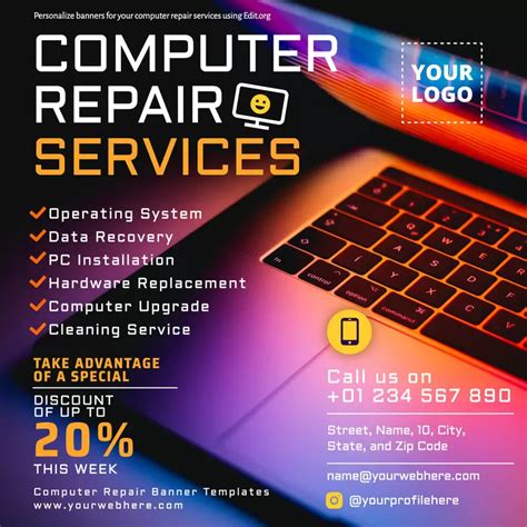 Free Computer Repair Flyer Templates