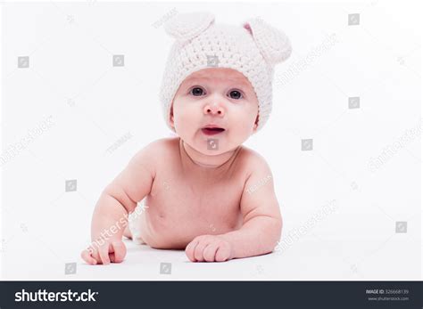 Cute Baby Girl Lying Naked On Stock Photo 326668139 Shutterstock