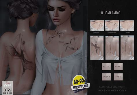 Onyx Delicate Tattoo Marketplace Sale March 13 16 Flickr