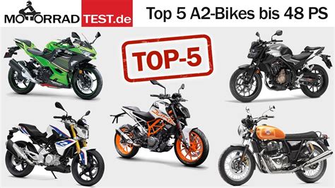 Top 5 A2 Bikes 5 Top Motorräder Bis 48 Ps Im Vergleich Youtube