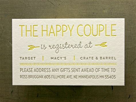 Best Images Of Free Printable Wedding Registry Inserts Target