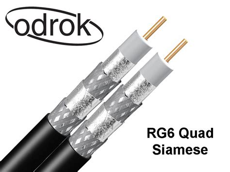 RG6 Siamese Quad Shielded Coaxial Cable | Sciteq - Perth WA