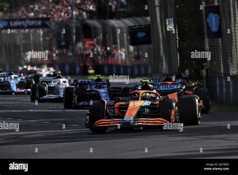 Melbourne Australia 10th Apr 2022 Lando Norris Gbr Mclaren Mcl36