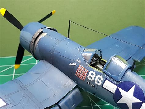 Vought F4U-1D Corsair Fighter Aircraft -- Plastic Model Airplane Kit ...