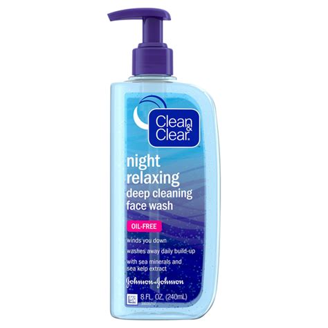 Save On Clean Clear Night Relaxing Deep Cleaning Face Wash Oil Free