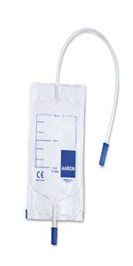 AARON Urine Bag 500ml Leg Bag With Non Return Valve And Push Pull