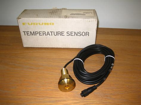 Furuno T 02MSB Thru Hull Bronze Temperature Sensor With 6 Pin Connector