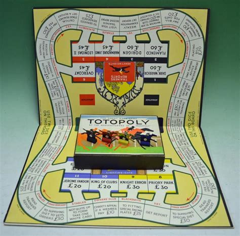 Mullock's Auctions - Very early Totopoly Horse Racing board game c1940/50...