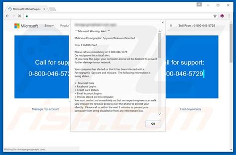 Microsoft Warning Alert Scam Removal And Recovery Steps Updated