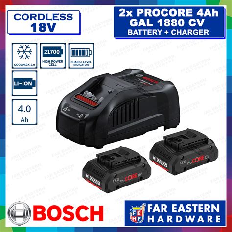 BOSCH Procore 18V Battery Starter Kit FAR EASTERN HARDWARE PT18 Lazada PH