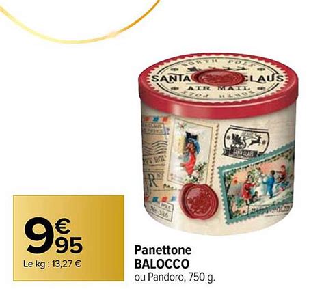 Promo Panettone Balocco Chez Carrefour Market Icatalogue Fr