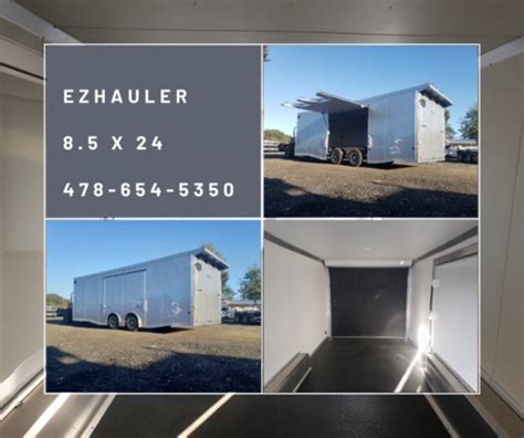 Ez Hauler X Carhauler Triler All Aluminum Enclosed Trailer W