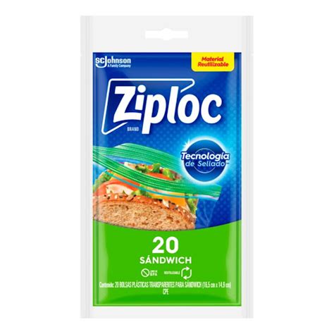 Bolsa Ziploc Reutilizable Para S Ndwich Bolsa X Und