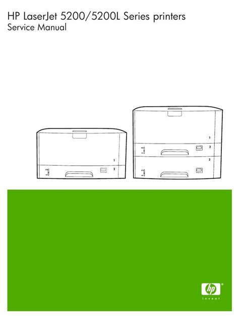 Hp Laserjet 5200 5200l Series Service Manual Parts And Diagrams Ebay