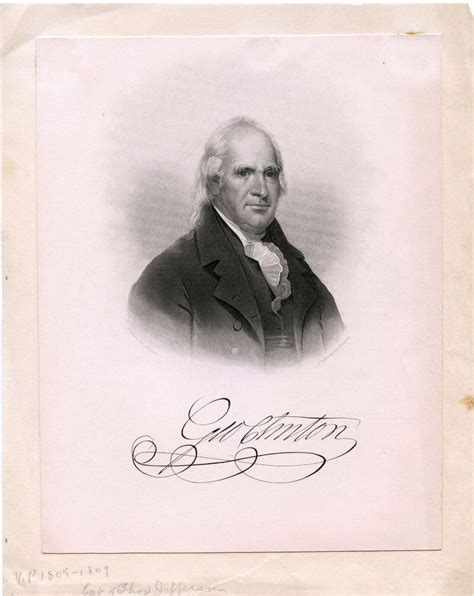 VICE PRESIDENT GEORGE CLINTON 1739 1812 ORIGINAL ANTIQUE PORTRAIT