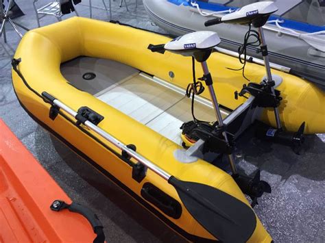 Portable Inflatable Boat with Electric Motor ideal Boat for Fishing