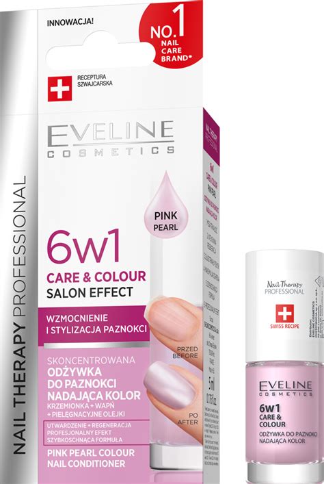 EVELINE COSMETICS Nail Therapy Professional 6w1 Care Colour odżywka