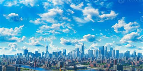 Blue Sky City Stock Photos Images And Backgrounds For Free Download