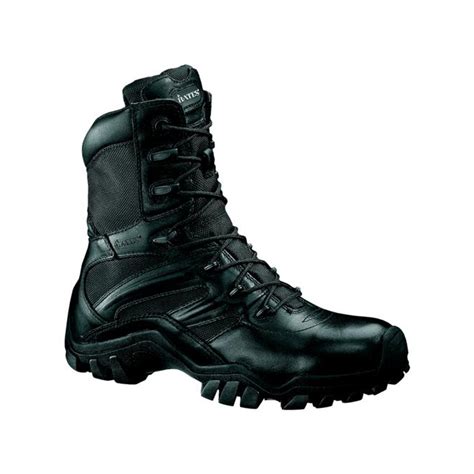 Sears Bates Womens Delta 8 Black Side Zip Tactical Work Boots