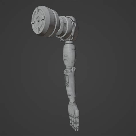 Robotic Hand 3D Model CGTrader