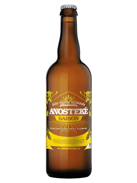 Bi Re Blonde Artisanale Saison Anosteke La Bouteille De Cl Prix