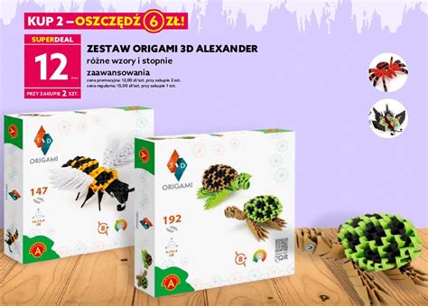 Origami 3d żółwie Alexander cena promocje opinie sklep Blix