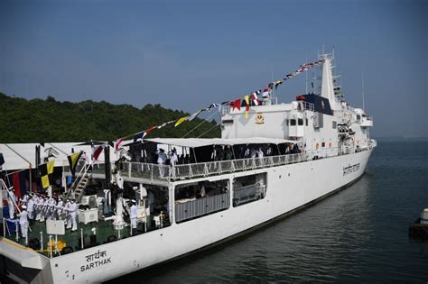 Indian Coast Guard Ship Sarthak Commissioned India Sentinels