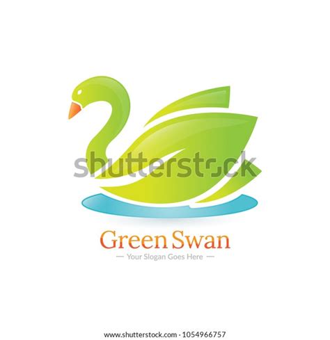 Green Swan Logo Stock Vector Royalty Free 1054966757 Shutterstock