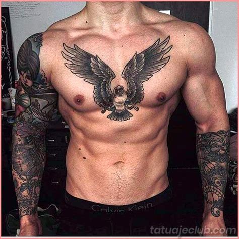 Tatuajes En El Pecho Para Hombres 50 Ideas Tatuajeclub