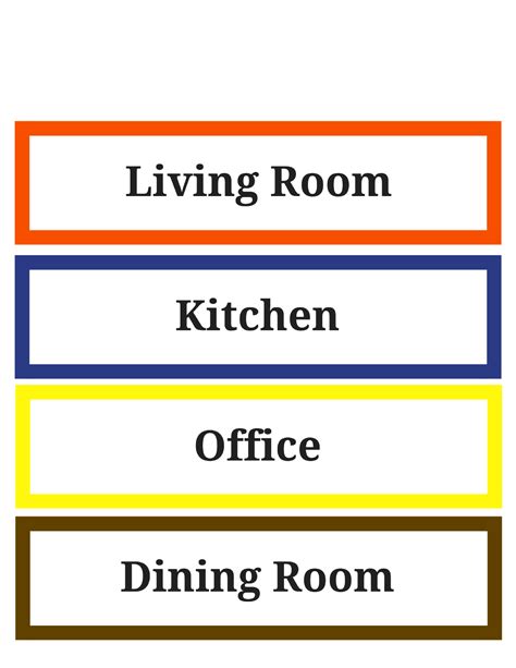 Free Printable Moving Labels