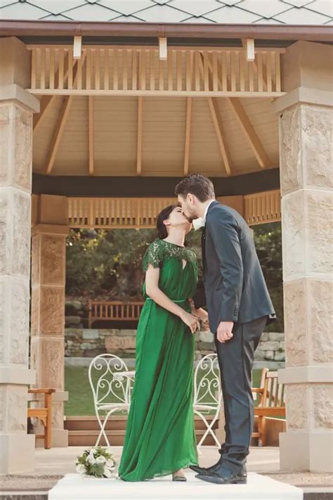 Outstanding Green Wedding Dresses Weddingomania