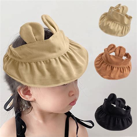 Honrane Baby Sun Hat Korean Style Wide Brim Polyester Outdoors